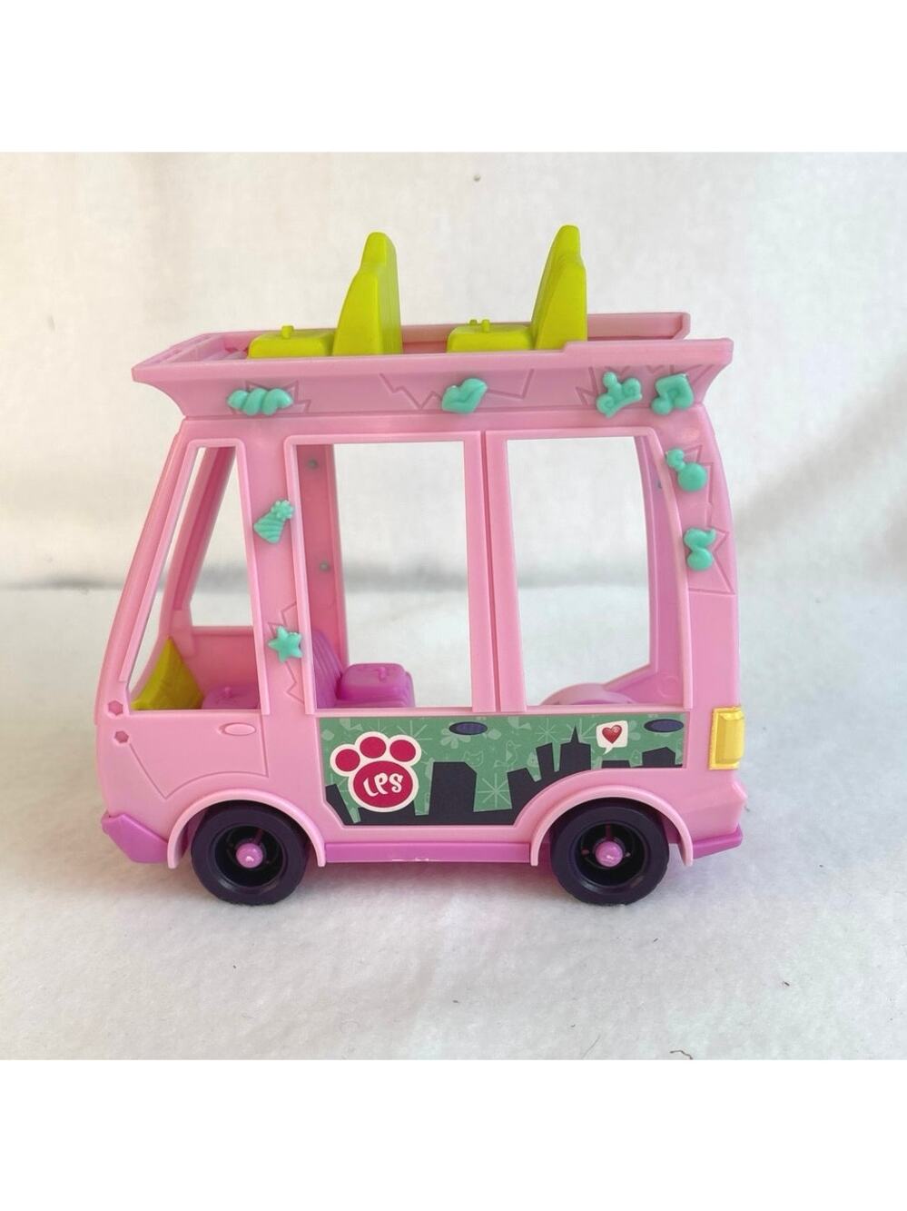 LPS Littlest Pet Shop 2015 Pets in the City Double-Decker Shuttle Bus Van